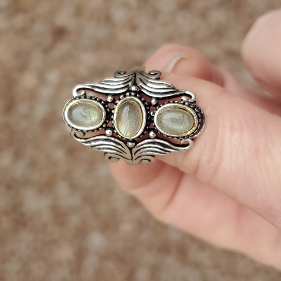New Labradorite 925 Silver Ring. - Picture 11 of 16